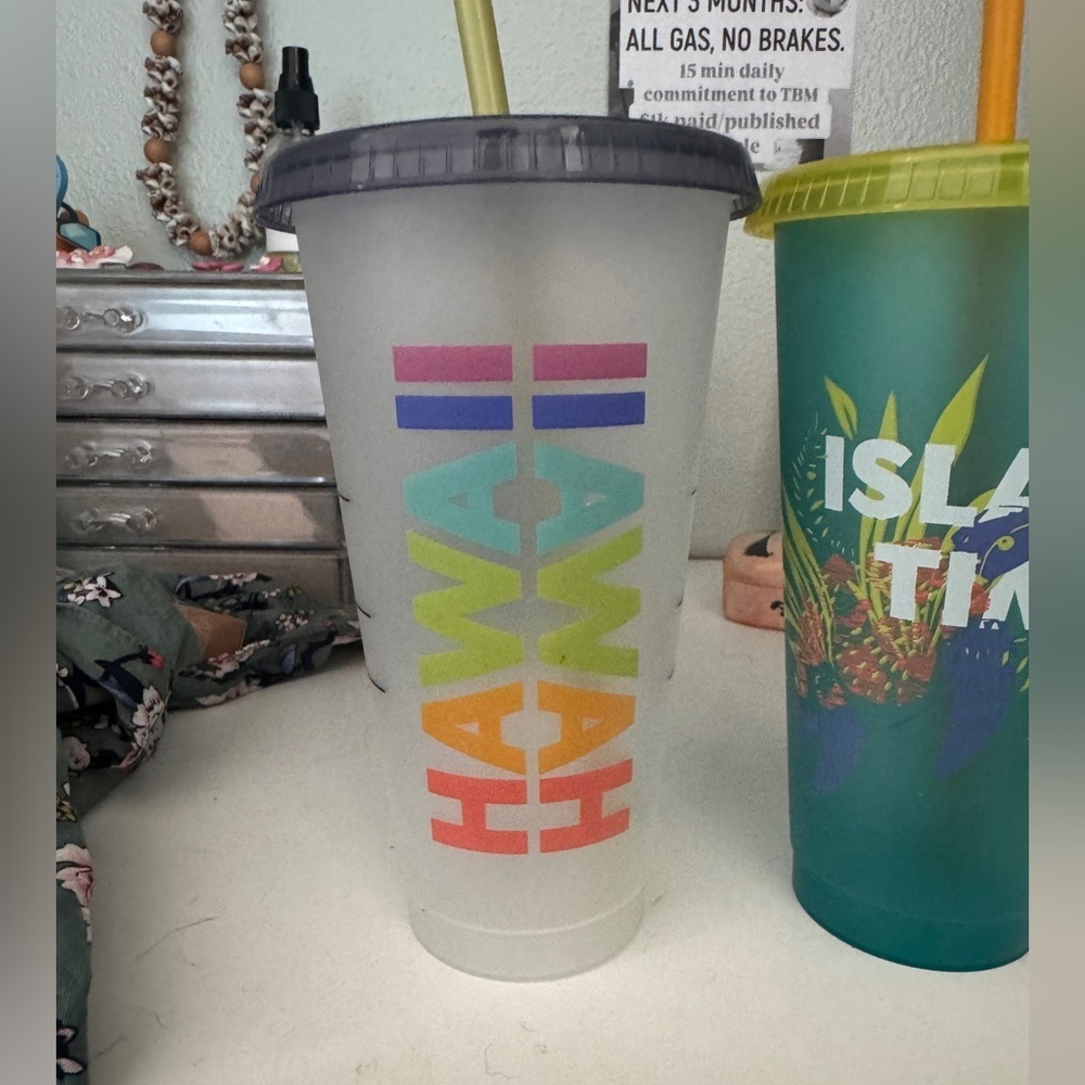 4/$25 Like new Starbucks cold cups bundle of 3 - Picture 2 of 4